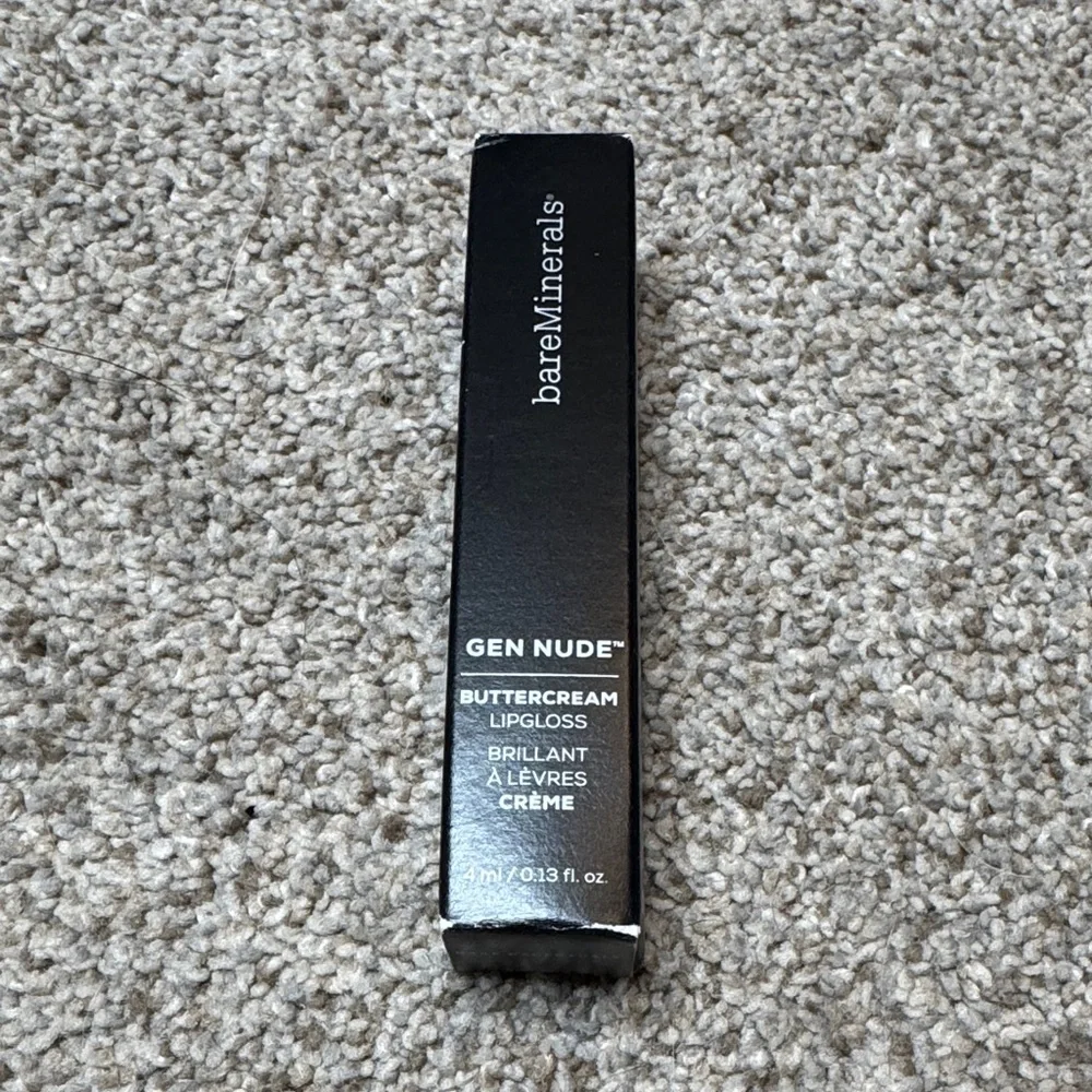 bareMinerals Gen Nude Buttercream Lip Gloss Heartbreaker Full Size NWT